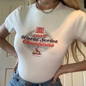 Rare 2006 worlds series STL cardinals tee shirt